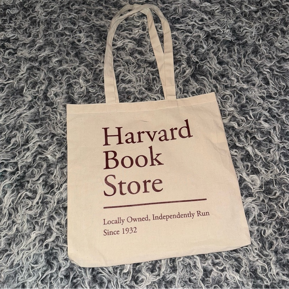 Harvard University Bookstore Canvas Tote, Reusable Bag